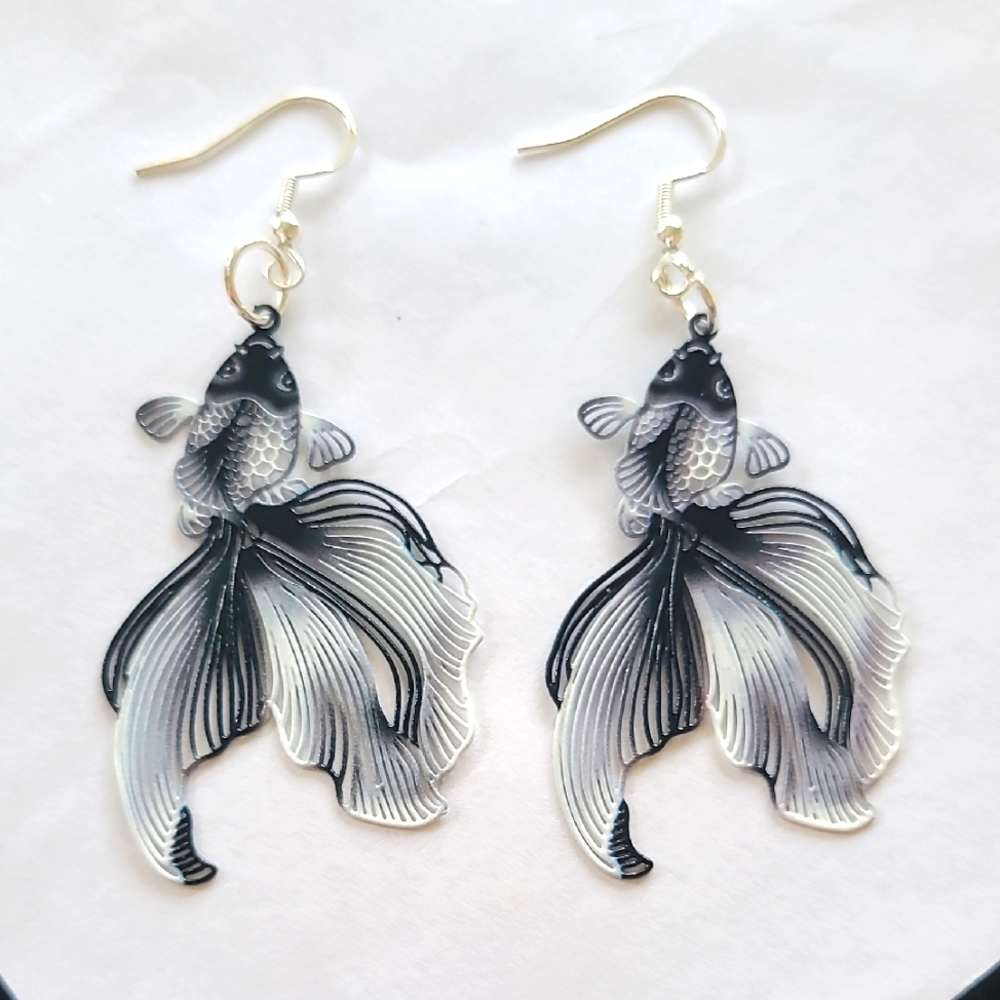 Hand Crafted Koi Fish Earrings